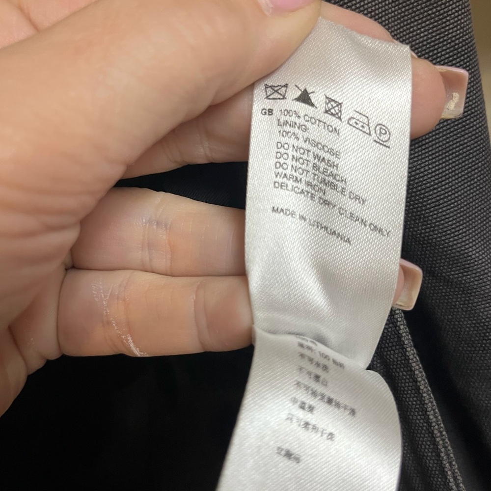 REISS Elbow Canvas Utility Military Jacket Biker 4 Pocket Men's Gray - Picture 11 of 11